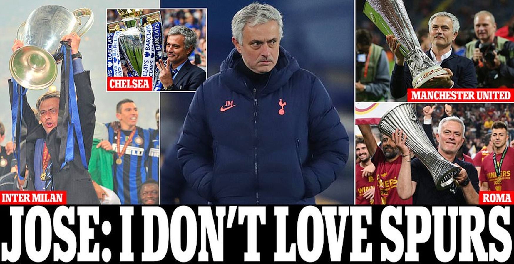 热刺遭遇失利,穆里尼奥怒批球队表现 热刺遭遇失利,穆里尼奥怒批球队表现